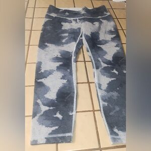 Lululemon Athletica Blue Camouflage Leggings